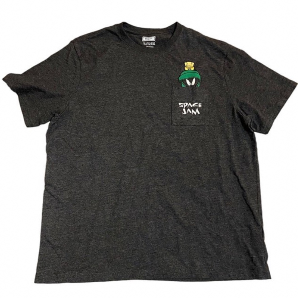 Space Jam Embroidered Pocket Short Sleeve Tailgate Tee Men’s XL